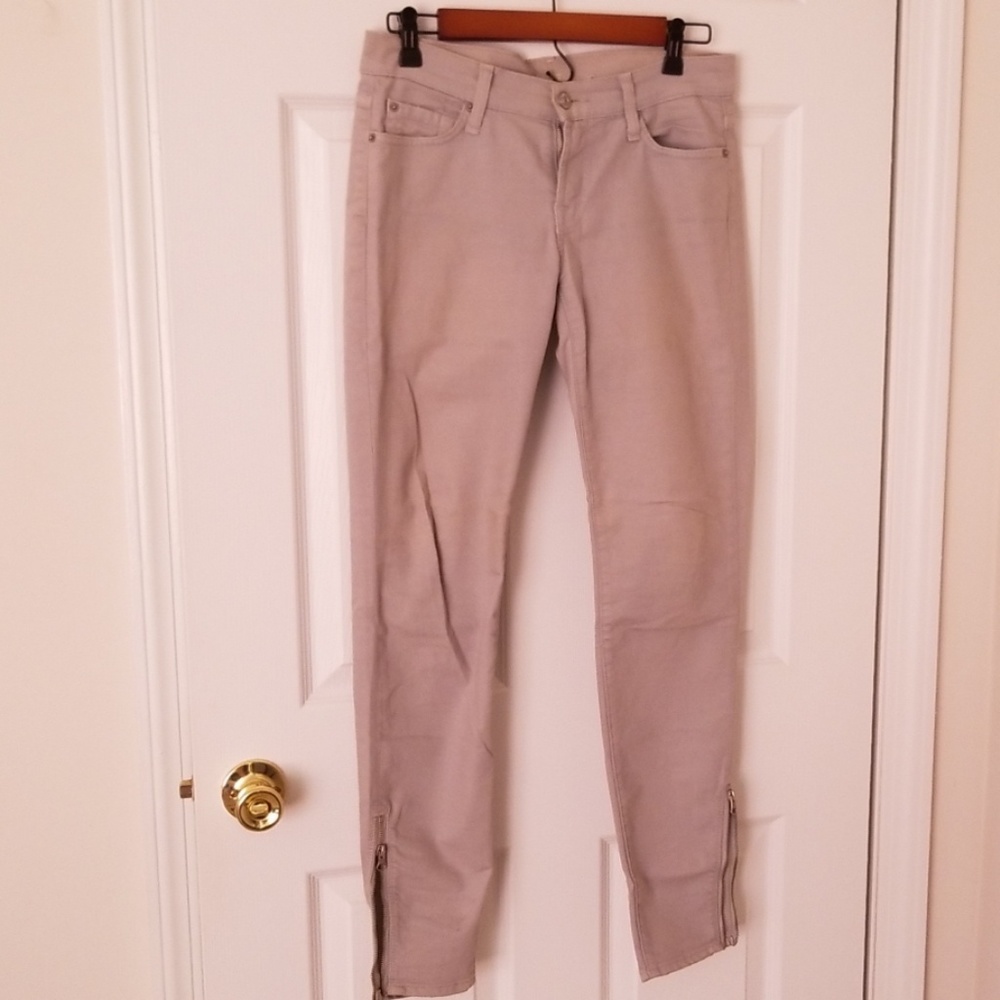 7 For All Mankind Grey Denim Pants